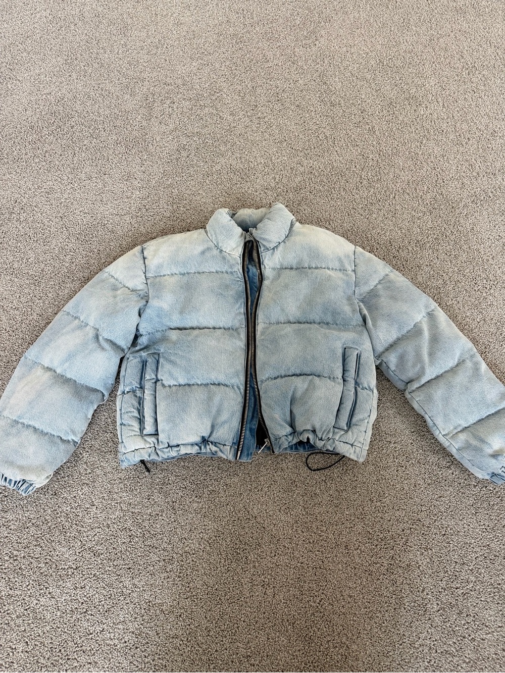 Alexander Wang Denim Puffer Jacket NWT